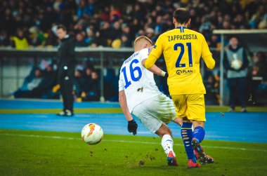 Kiev, Ukrayna - 14 Mart 2019: Davide Zappacosta oyuncu 