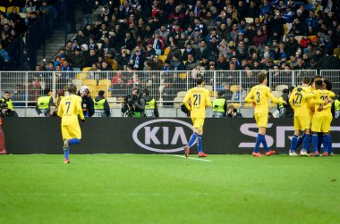 Kiev, Ukrayna - 14 Mart 2019: Futbolcu Fc Chelsea celeb