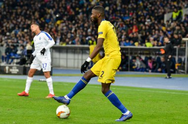 Kiev, Ukrayna - 14 Mart 2019: Antonio Rudiger Uefa sırasında 