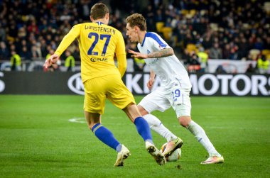 Kiev, Ukrayna - 14 Mart 2019: Andreas Christensen U sırasında