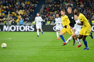 Kiev, Ukrayna - 14 Mart 2019: Jorginho Uefa Europa sırasında 