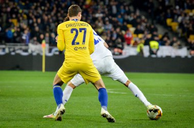 Kiev, Ukrayna - 14 Mart 2019: Andreas Christensen U sırasında