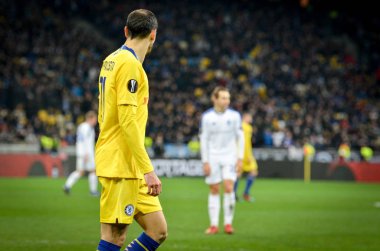 Kiev, Ukrayna - 14 Mart 2019: Uef sırasında Davide Zappacosta