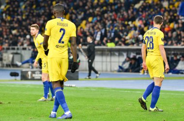 Kiev, Ukrayna - 14 Mart 2019: Antonio Rudiger Uefa sırasında 