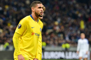 Kiev, Ukrayna - 14 Mart 2019: Ruben Loftus-Cheek Ue sırasında