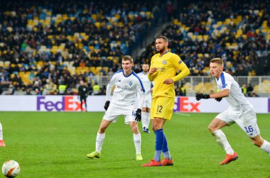 Kiev, Ukrayna - 14 Mart 2019: Ruben Loftus-Cheek oyuncusu