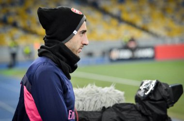 Kiev, Ukrayna - 29 Kasım 2018: Henrikh Mkhitaryan
