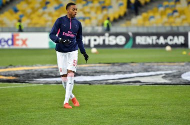 Kiev, Ukrayna - 29 Kasım 2018: Joe Willock Uefa E sırasında