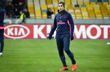 Kiev, Ukrayna - 29 Kasım 2018: Henrikh Mkhitaryan