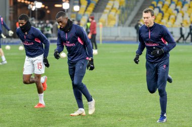 Kiev, Ukrayna - 29 Kasım 2018: Stephan Lichtsteiner