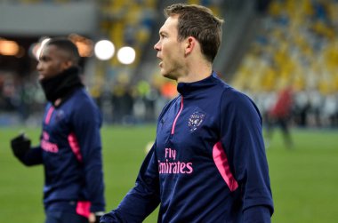 Kiev, Ukrayna - 29 Kasım 2018: Stephan Lichtsteiner