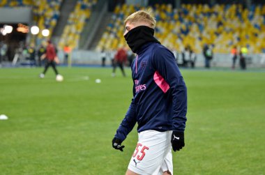 Kiev, Ukrayna - 29 Kasım 2018: Emile Smith Rowe U sırasında