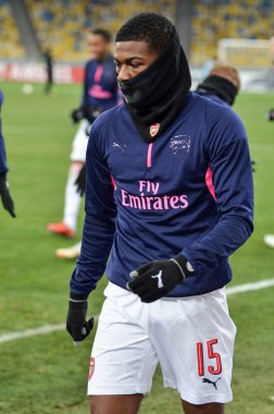 Kiev, Ukrayna - 29 Kasım 2018: Ainsley Maitland-Niles