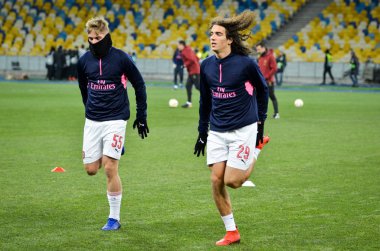 Kiev, Ukrayna - 29 Kasım 2018: Matteo Guendouzi U sırasında