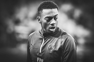 Kiev, Ukrayna - 29 Kasım 2018: Joe Willock Uefa E sırasında