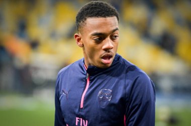 Kiev, Ukrayna - 29 Kasım 2018: Joe Willock Uefa E sırasında