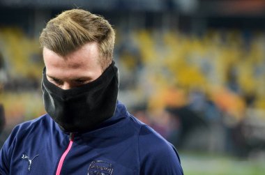 Kiev, Ukrayna - 29 Kasım 2018: Rob Holding Uefa E sırasında