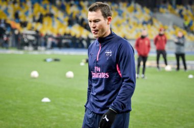Kiev, Ukrayna - 29 Kasım 2018: Stephan Lichtsteiner