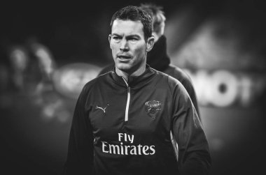 Kiev, Ukrayna - 29 Kasım 2018: Stephan Lichtsteiner