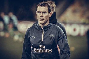 Kiev, Ukrayna - 29 Kasım 2018: Stephan Lichtsteiner