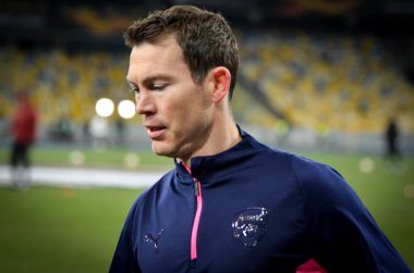 Kiev, Ukrayna - 29 Kasım 2018: Stephan Lichtsteiner