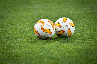 Kiev, Ukrayna - 29 Kasım 2018: T sırasında resmi futbol topu