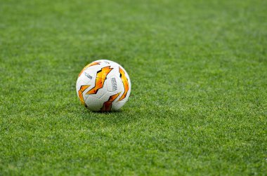 Kiev, Ukrayna - 29 Kasım 2018: T sırasında resmi futbol topu