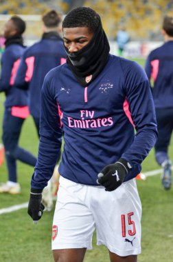 Kiev, Ukrayna - 29 Kasım 2018: Ainsley Maitland-Niles