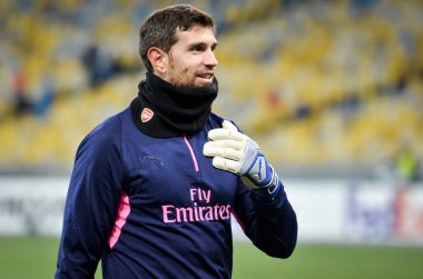 Kiev, Ukrayna - 29 Kasım 2018: Abd'de futbolcu