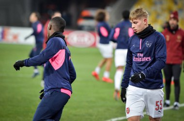 Kiev, Ukrayna - 29 Kasım 2018: Emile Smith Rowe U sırasında