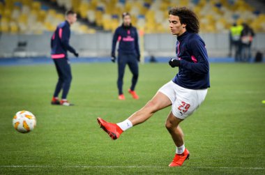 Kiev, Ukrayna - 29 Kasım 2018: Matteo Guendouzi U sırasında