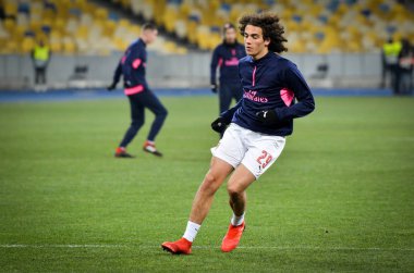 Kiev, Ukrayna - 29 Kasım 2018: Matteo Guendouzi U sırasında