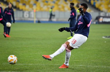 Kiev, Ukrayna - 29 Kasım 2018: Joe Willock Uefa E sırasında