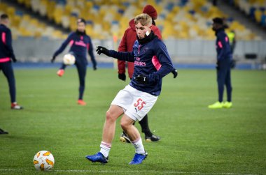Kiev, Ukrayna - 29 Kasım 2018: Emile Smith Rowe U sırasında