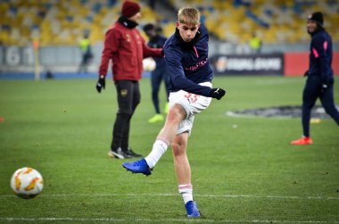 Kiev, Ukrayna - 29 Kasım 2018: Emile Smith Rowe U sırasında