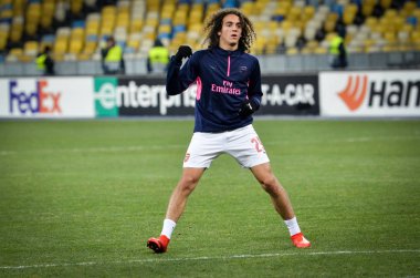 Kiev, Ukrayna - 29 Kasım 2018: Matteo Guendouzi U sırasında