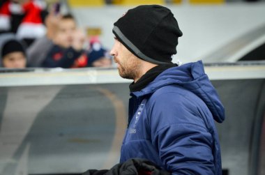 KIEV, UKRAINE - November 29, 2018: Reserve football players Arse