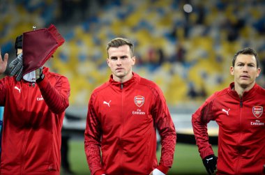 Kiev, Ukrayna - 29 Kasım 2018: Petr Cech Uefa Euro sırasında