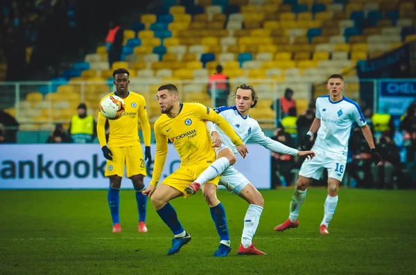 Kiev, Ukrayna - 14 Mart 2019: Avrupa Birliği Avrupa Ligi'nde Mateo Kovacic