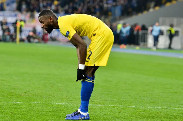Kiev, Ukrayna - 14 Mart 2019: Antonio Rudiger Uefa sırasında 