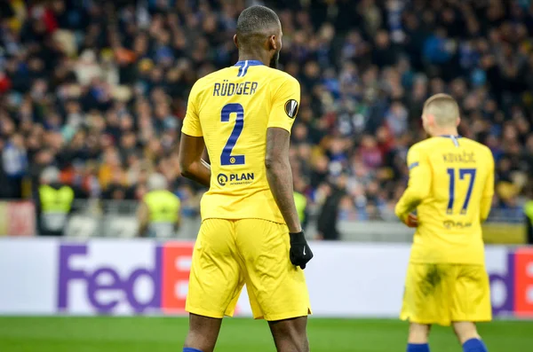 Kiev, Ukrayna - 14 Mart 2019: Antonio Rudiger Uefa sırasında 