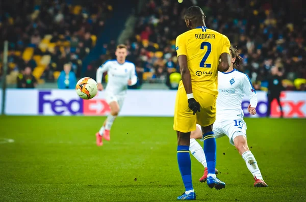 Kiev, Ukrayna - 14 Mart 2019: Antonio Rudiger Uefa sırasında 