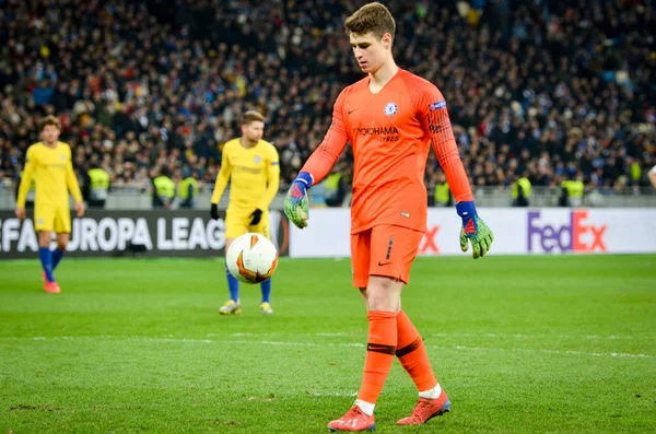 Kiev, Ukrayna - 14 Mart 2019: Uefa sırasında Kepa Arizabalaga — Stok fotoğraf