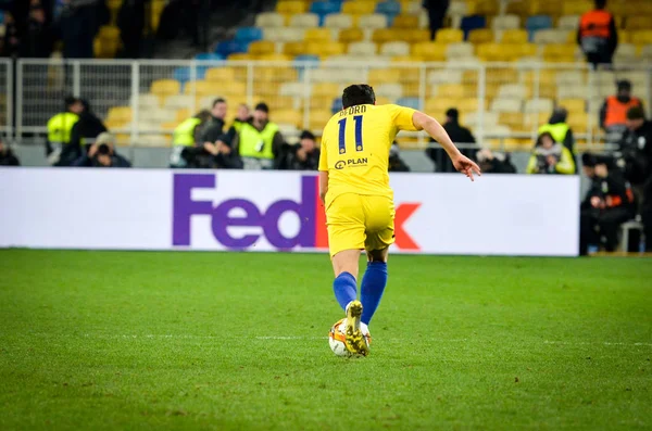 Kiev, UCRÂNIA - 14 de março de 2019: Pedro Rodriguez durante a UEFA — Fotografia de Stock