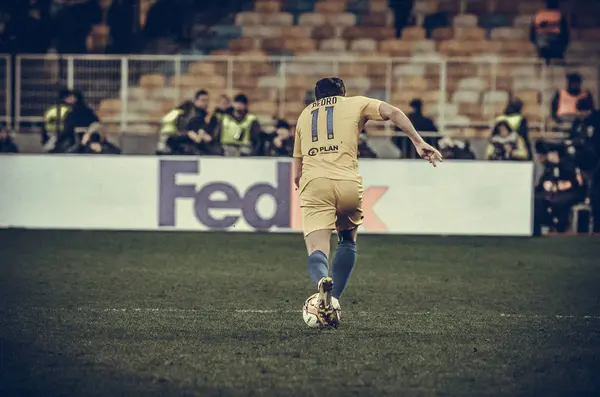 Kiev, Ukrayna - 14 Mart 2019: Pedro Rodriguez Uefa sırasında 