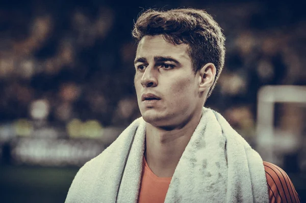 Kiev, Ukrayna - 14 Mart 2019: Uefa sırasında Kepa Arizabalaga