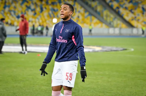 Kiev, Ukrayna - 29 Kasım 2018: Joe Willock Uefa E sırasında