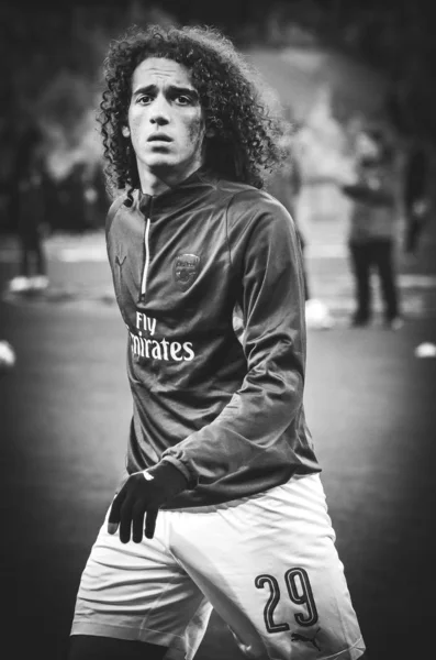 Kyjev, Ukrajina-29. listopadu 2018: Matteo Guendouzi během U — Stock fotografie