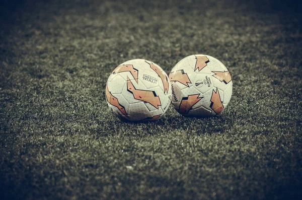 Kiev, Ukrayna - 29 Kasım 2018: T sırasında resmi futbol topu