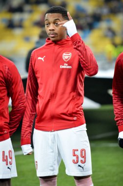 Kiev, Ukrayna - 29 Kasım 2018: Joe Willock Uefa E sırasında
